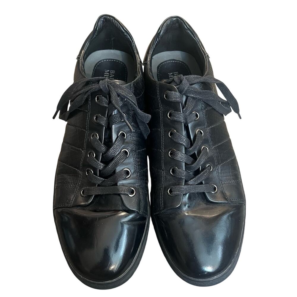 Badgley Mischka Lockhart Black Sneaker Sz 8.5 M
